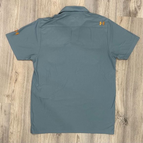 Under Armour Golf Polo Men’s HeatGear Performance Short Sleeve Shirt Blue Size M - Picture 7 of 7